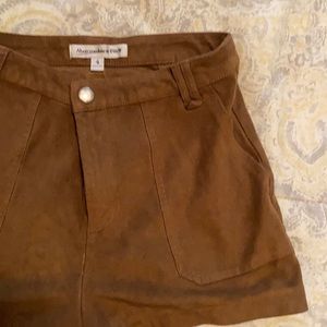 SUEDE SHORTS